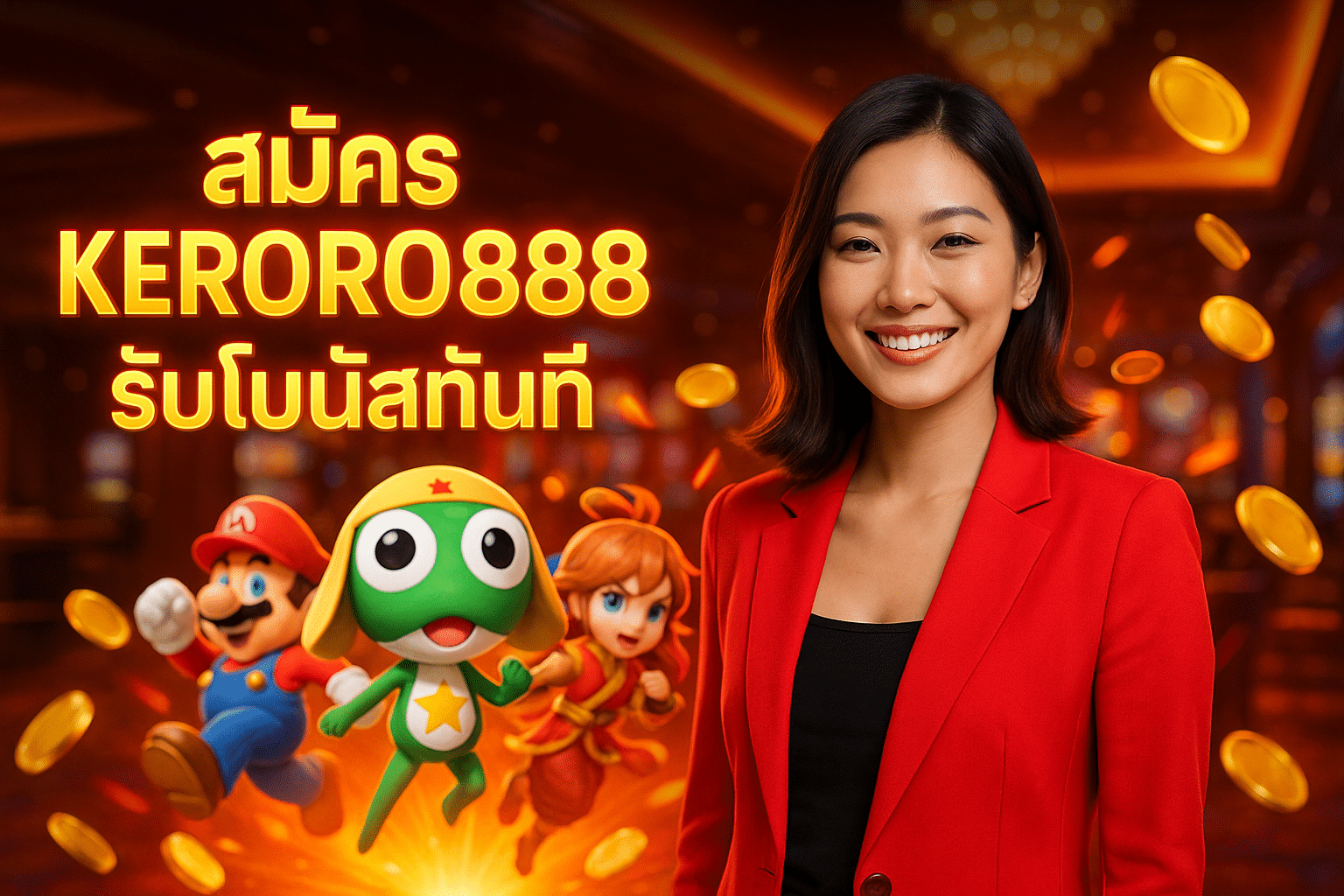 สมัคร KERORO888 รับโบนัสทันที
