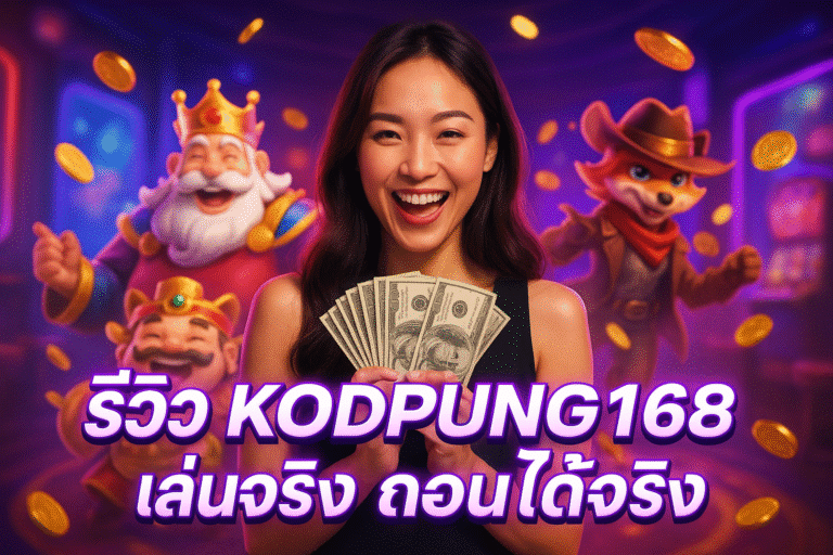 รีวิว KODPUNG168 เล่นจริง ถอนได้จริง